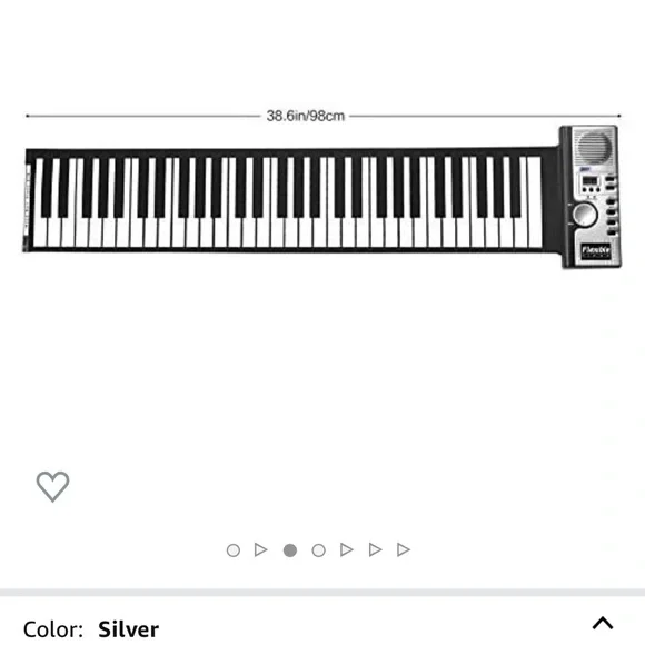Electronic soft rollable keyboard piano - Picture 5 of 7